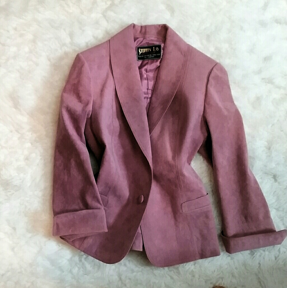Stephen Lo Pink Suede Jacket